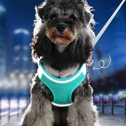 Reflective Breathable Pet Harness