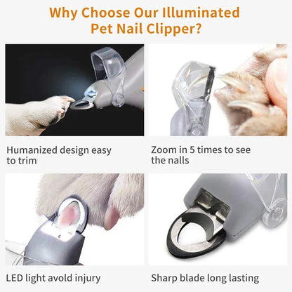 Professional Pet Led Nail Clipper