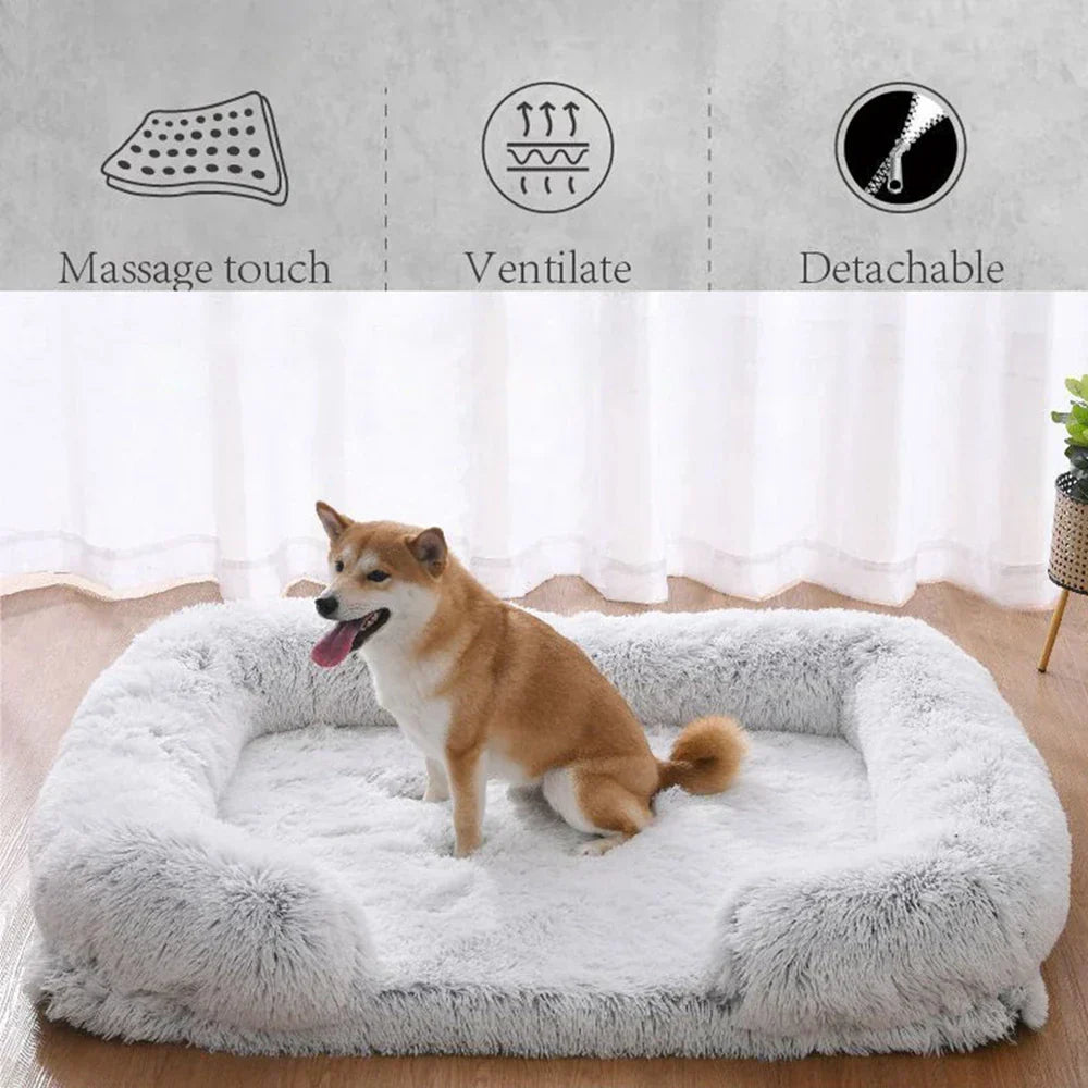 Super Warm Plush Dog Bed