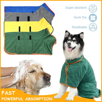 Super Absorbent Pet Bathrobe