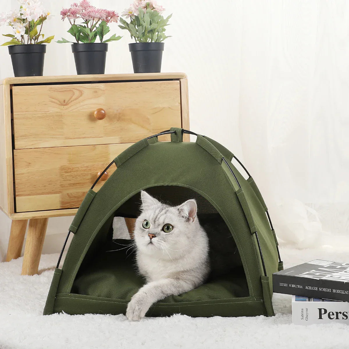 Camping Foldable Cat Tent